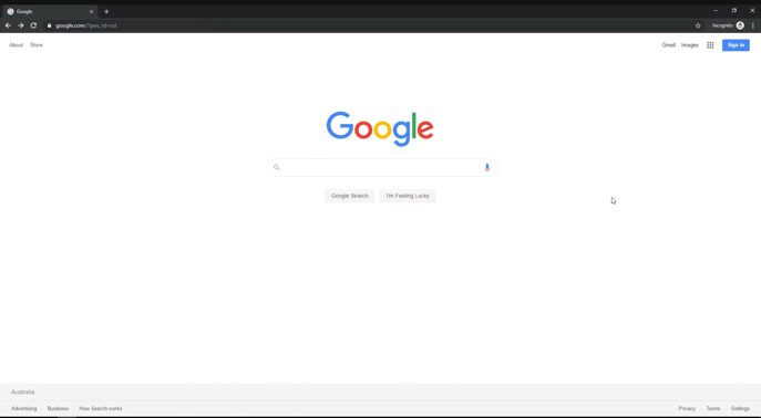 1. go to google click top right sign in