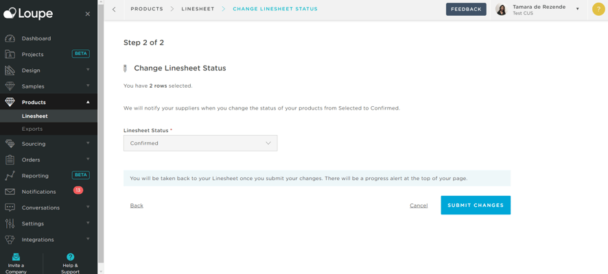 change ls status pt 2
