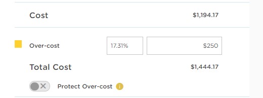 protect over cost OFF